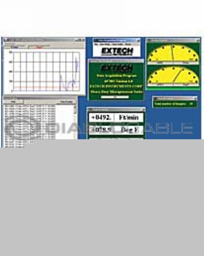 Extech 407001 software & cable for heavy duty series