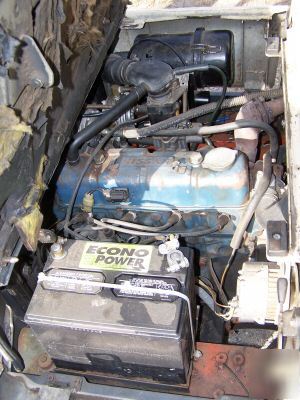 Nissan 3,000 lb cap forklift truck