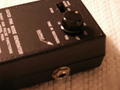 Goldline gated pink noise generator never used 
