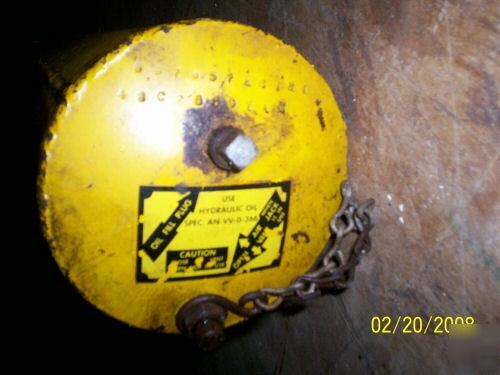20 ton hydraulic pump / jack & reservoir jumbo steel co