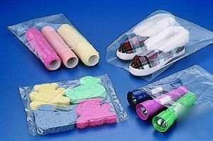 1000 - 2X16 2 mil clear plastic poly bags