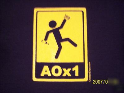 AOX1 ems fire emt paramedic firefighter shirt - large