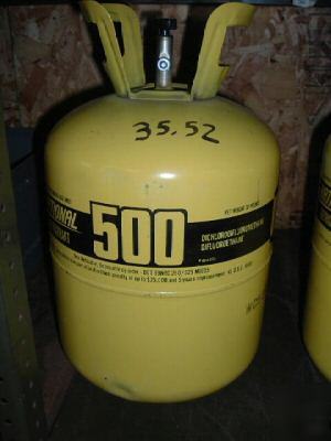 New R500, r-500, refrigerant, 30 lb tank