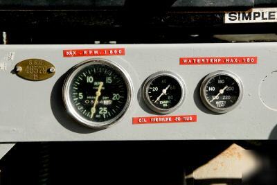 155 kw detroit generator gm diesel engine low hours 