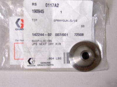 Graco airless paint spray texture spray nozzle 190945