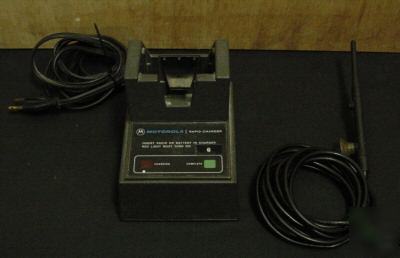 Motorola rapid charger & external vehicle antenna