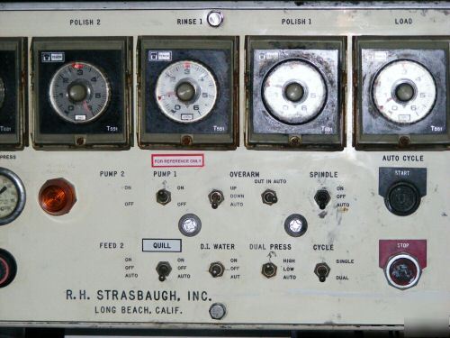 Strasbaugh 6CA wafer polisher 22