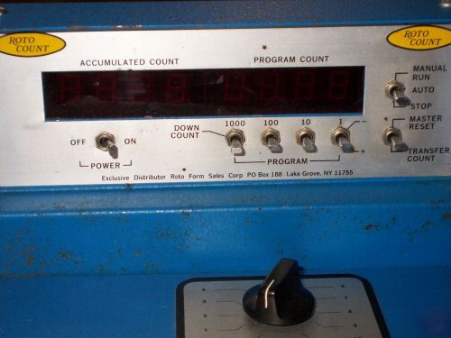 Roto ii 2 form lead former model 151 used 