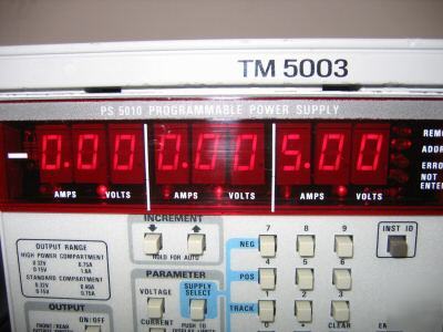 Tektronix PS5010 power supply module, tripple output