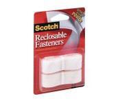3 scotch reclosabel fasteners 3/4