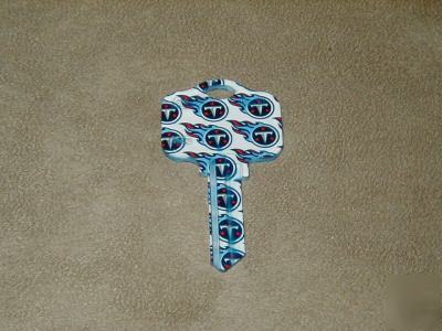 KW1 tennessee titans nfl football key blank