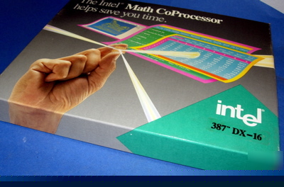 New alu 387DX-16 intel coprocessor pga in box