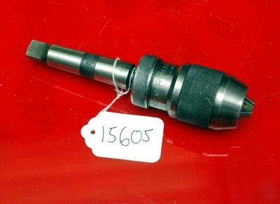 Rohm spiro 1-13 J6 drill chuck #3 morse taper spindle 