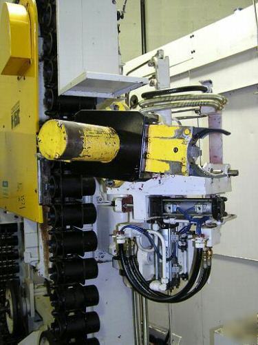 2 - mitsubishi m-H50C cnc horizontal mill, 60 atc, 1989