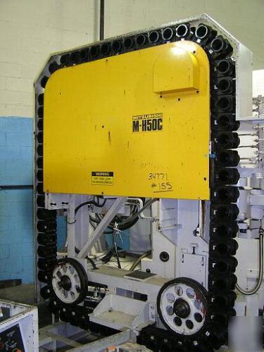 2 - mitsubishi m-H50C cnc horizontal mill, 60 atc, 1989