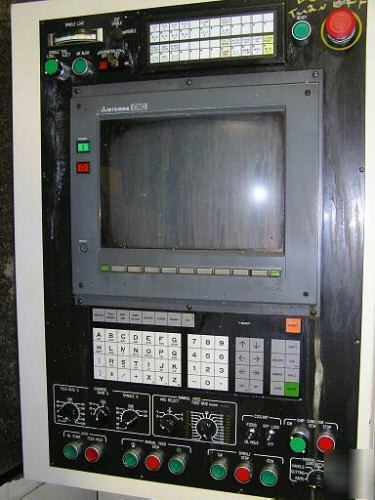2 - mitsubishi m-H50C cnc horizontal mill, 60 atc, 1989