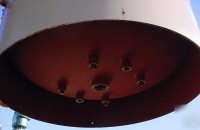 Agitated steel tank