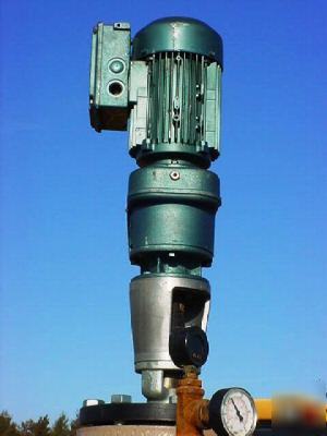 Agitated steel tank