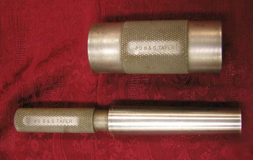 Brown & sharpe no. 9 taper gages