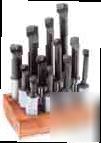 C-6 carbide tipped boring bars 12 piece set 3/4 shank