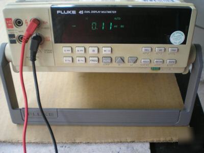 Fluke 45 dual display bench multimeter with RS232C.