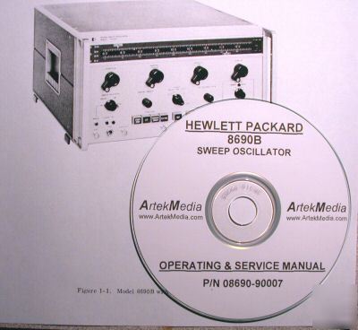 Hp 8690B operating & service manuals (2 volumes)