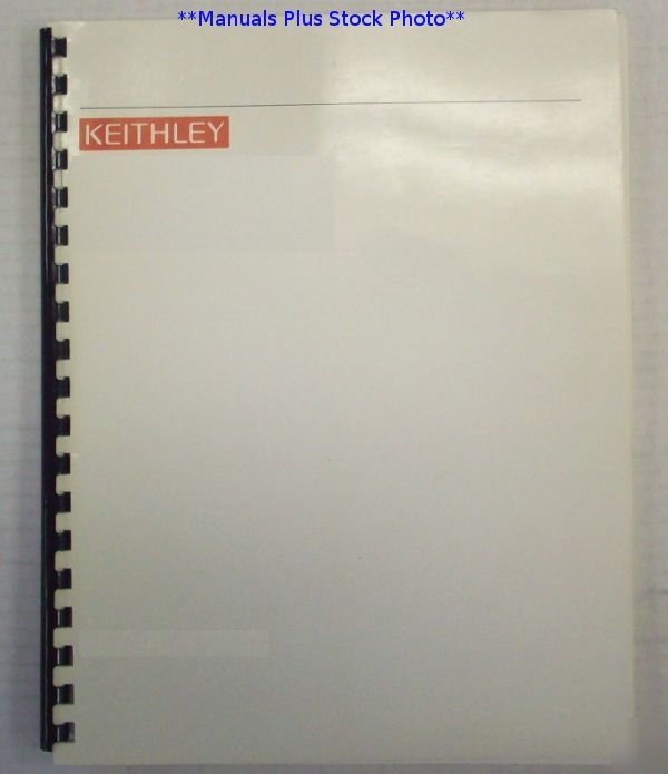 Keithley 153 op/service manual - $5 shipping 