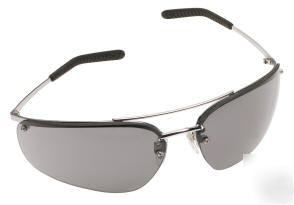 New aosafety metaliks shaded safety sunglasses - brand 