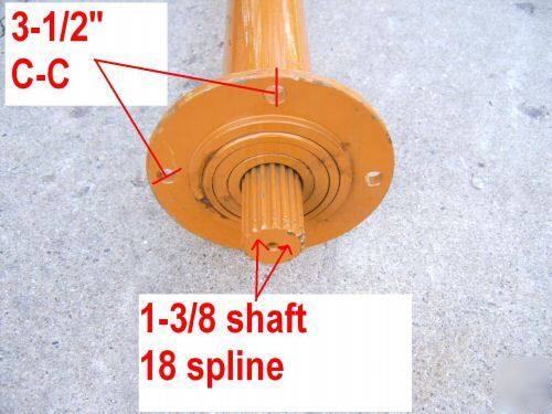 New woods tiller gearbox & drive assembly. 540 x 1-3/8