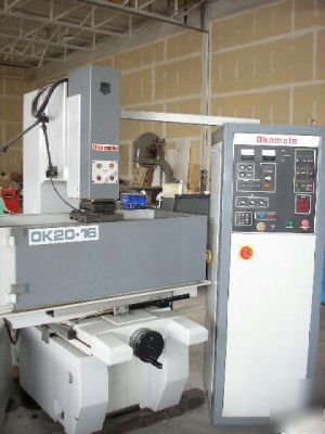 Okamoto model OK20-16 ram type electrical discharge edm