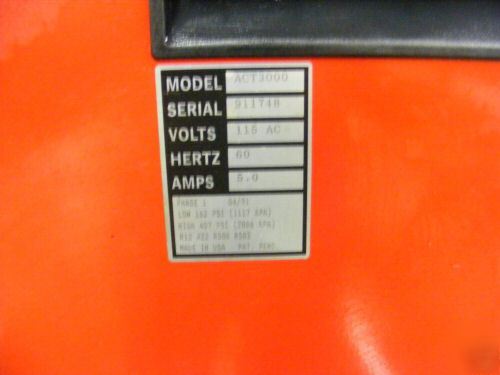 Snap on act 300 R12 freon recovery recycling unit rare