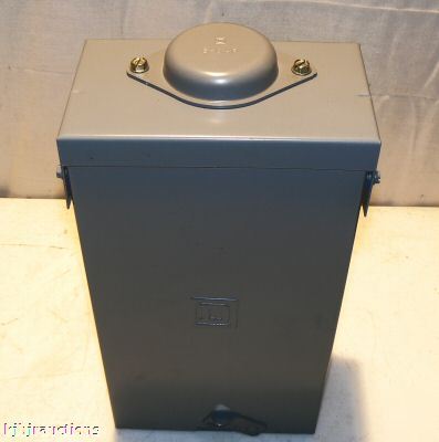 Square d 100 amp QO3100 circuit breaker enclosure 