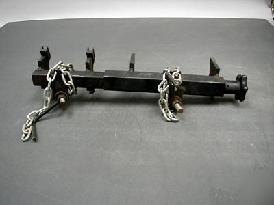 Pipe welding fusing fusion chain clamp alignment jig