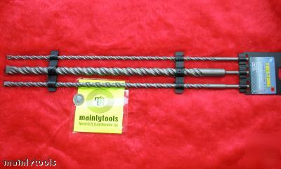 3 x 600MM sds plus masonary / masonry drill bits