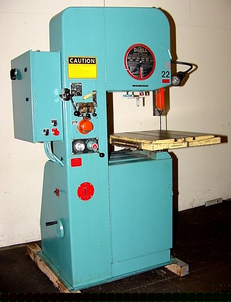 Doall 2012-1H vertical band saw w/vari speed, hyd. feed