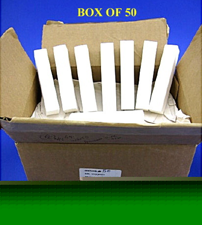 Lot of 50 aluminum oxide cleaning sticks diamond wheel