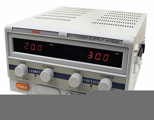 Mastech linear dc power supply variable 0-30 v @ 0-20 a