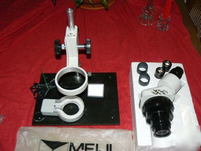 Meiji techno mts-10 stereo zoom microscope