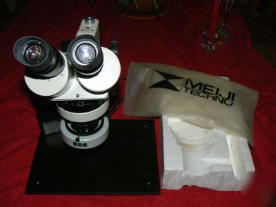 Meiji techno mts-10 stereo zoom microscope