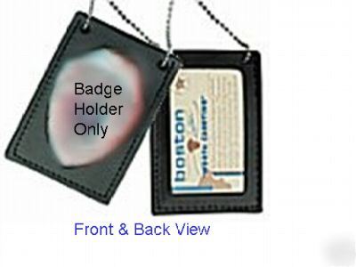 New boston neck chain, badge & i.d. holde #5845 