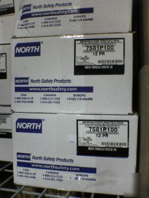 North 7581P100 organic vapor filter, $15.65/pr