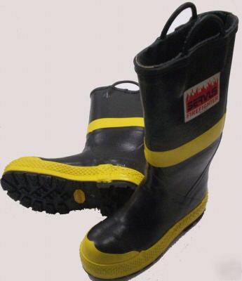 Servus 1492 rubber firefighting boot 11-narrow