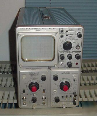 Tektronix front panel oscilloscope 564 restoration