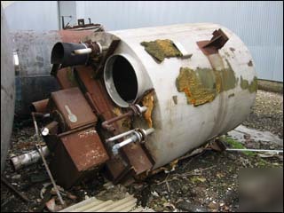 1300 gal baeuerle & morris mix tank, s/s, coil - 22338