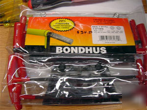 8 pc baldriver t-handle sets inch & metric (2-10MM)