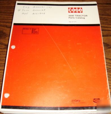 Case 4690 tractor parts catalog manual book