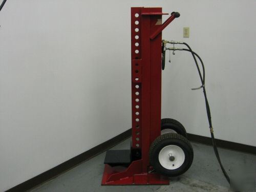 Hydraulic toe jack system precision truck equipment 