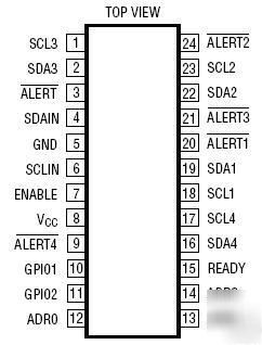 LTC4306CGN linear 4-channel, 2-wire bus multiplexer