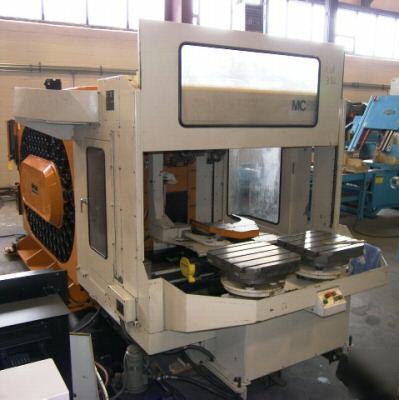#MC65-A99 leblond makino 4X horiz. machining center '86