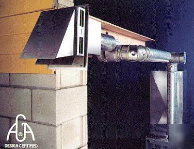 Tjernlund gpak-jt gas side wall power venters